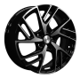 Легковой диск Khomen Wheels KHW1722 6,5x17 5x114,3 ET46 67,1 Black-FP